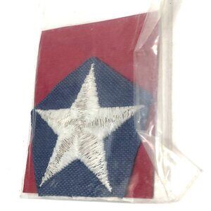 Red White, and Blue Star Patch New A186